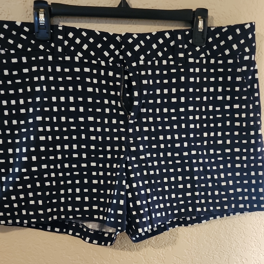 Tommy Hilfiger Blue and White Bermuda Shorts
